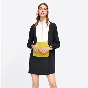 Zara Colorblock Pouch Pocket dress